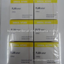 Disposable all types of PGA CATGUT Vicryl with needle Surgical suture